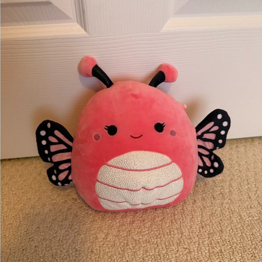 Andreina the pink butterfly squishmallow
